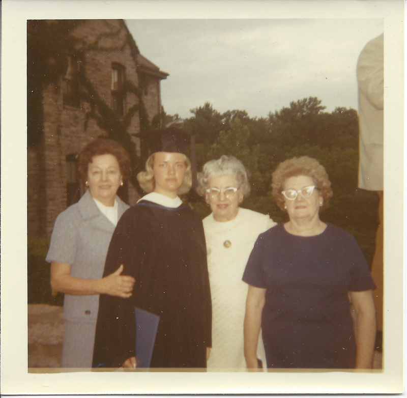 Kathy Keating College Graduation, May 31, 1970
